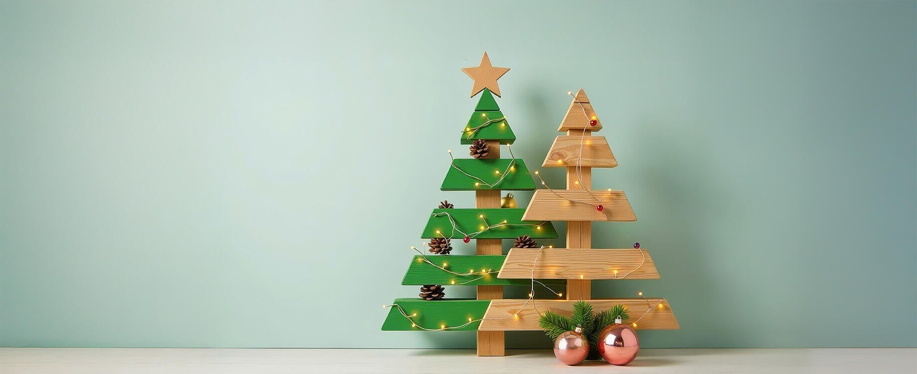 como evitar erros decoração natal verde