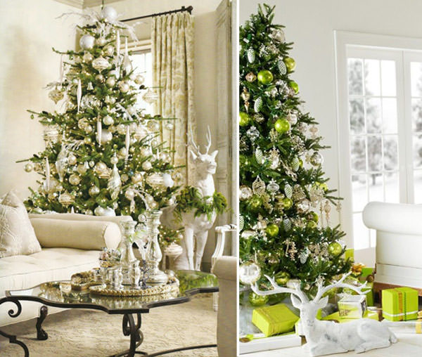 ideias decoração natal verde e dourado
