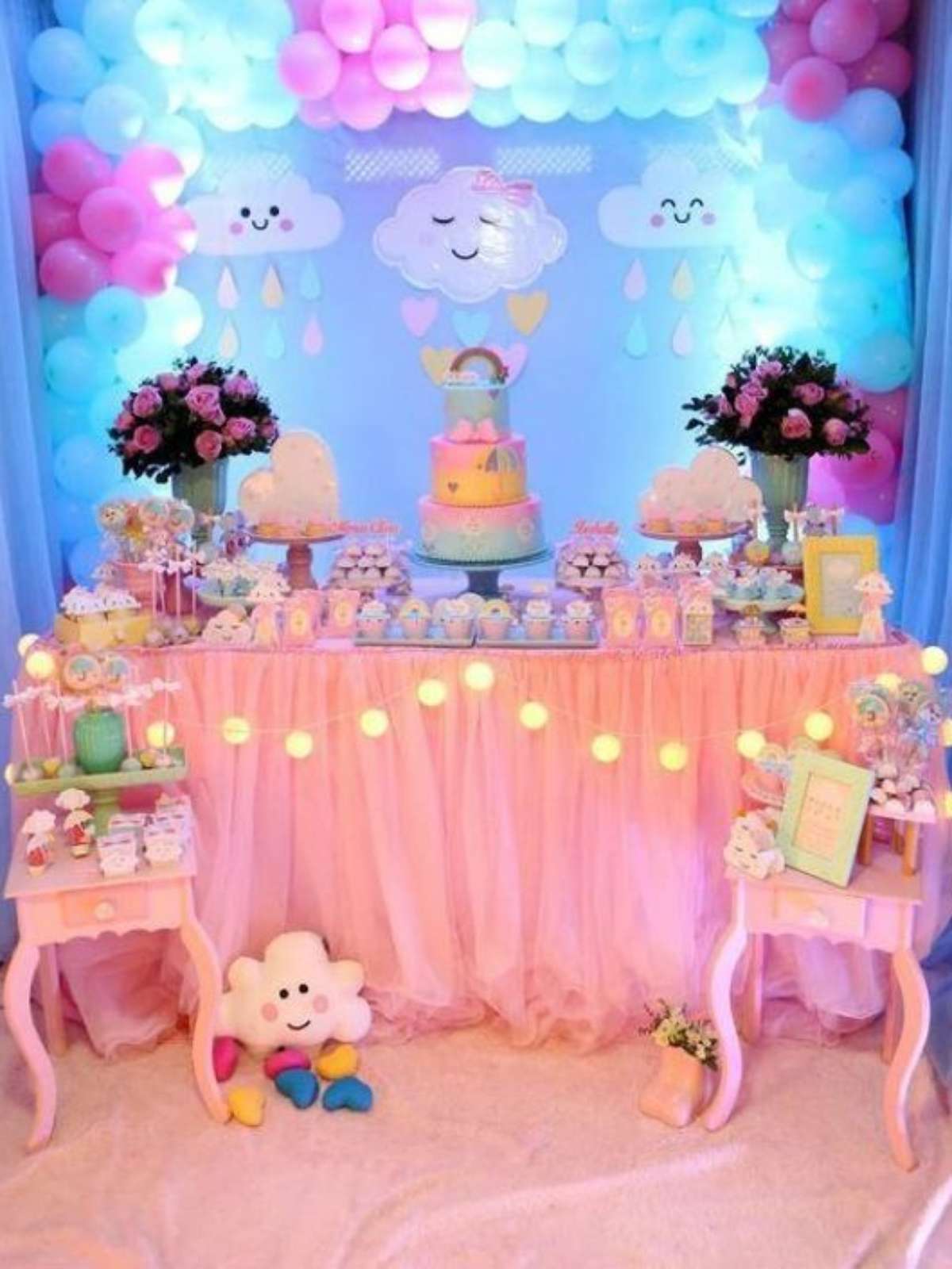 ideias decoração nuvem quarto infantil simples