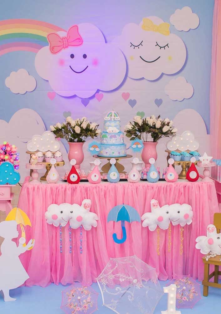 ideias decoração nuvem quarto infantil simples