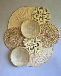 decoração de palha na parede barata onde comprar