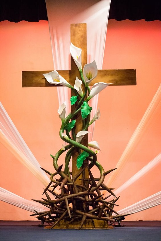 como decorar igreja para semana santa