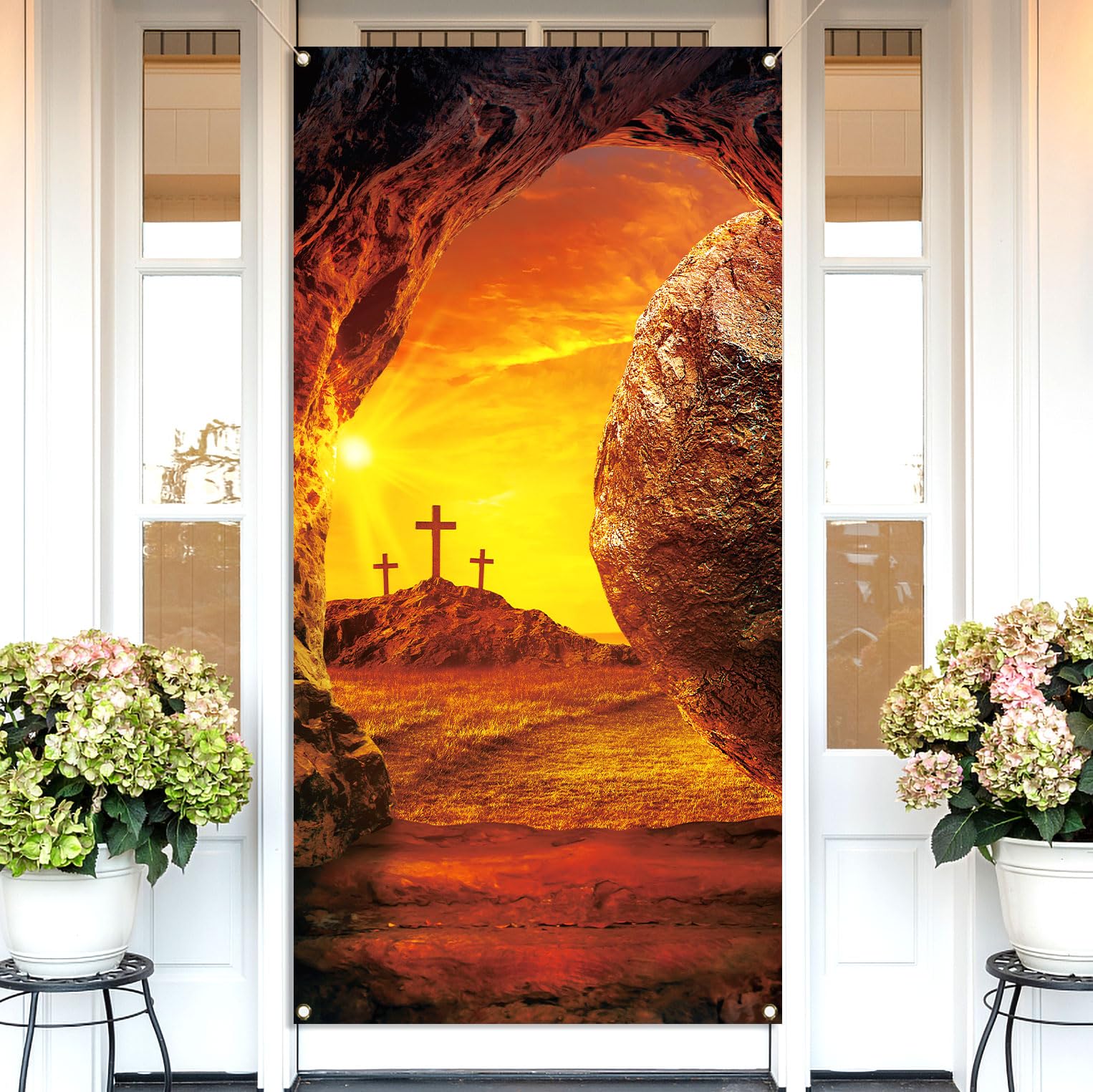 decoração sepulcro vazio igreja