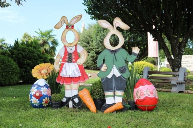 erros comuns ao decorar jardim para páscoa