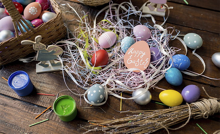 como fazer ovos de páscoa gigantes para jardim