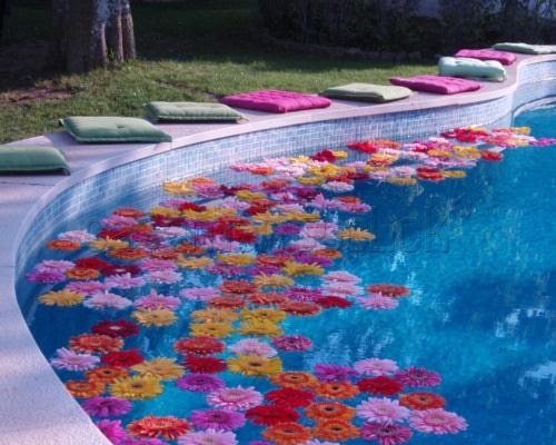 como decorar piscina para festa infantil