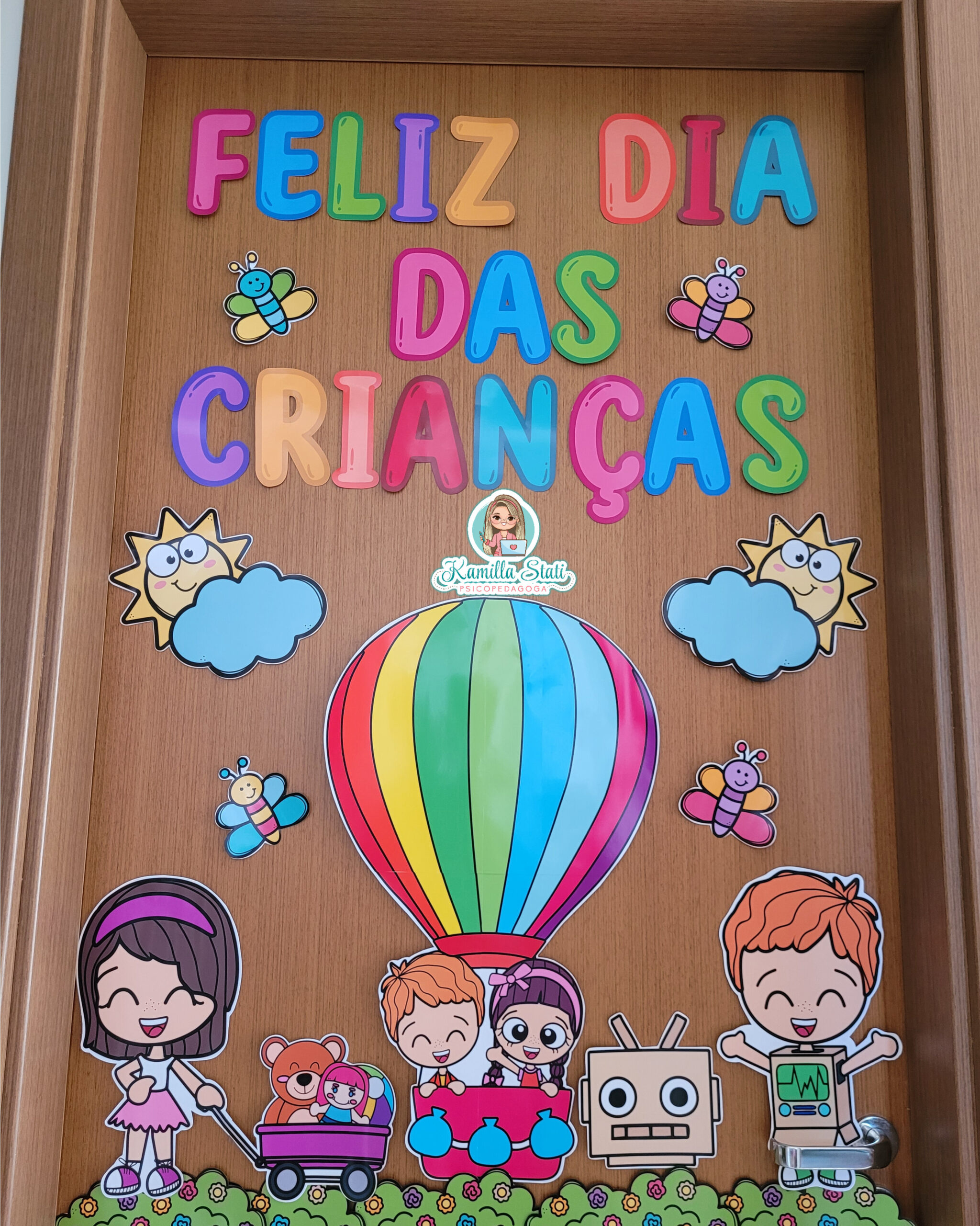 decoração de porta educação infantil tema animais