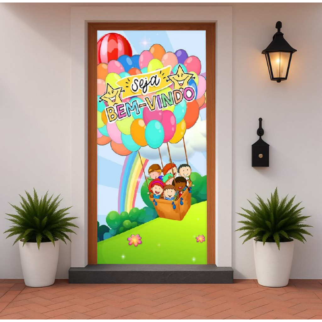 decoração de porta educação infantil pronta