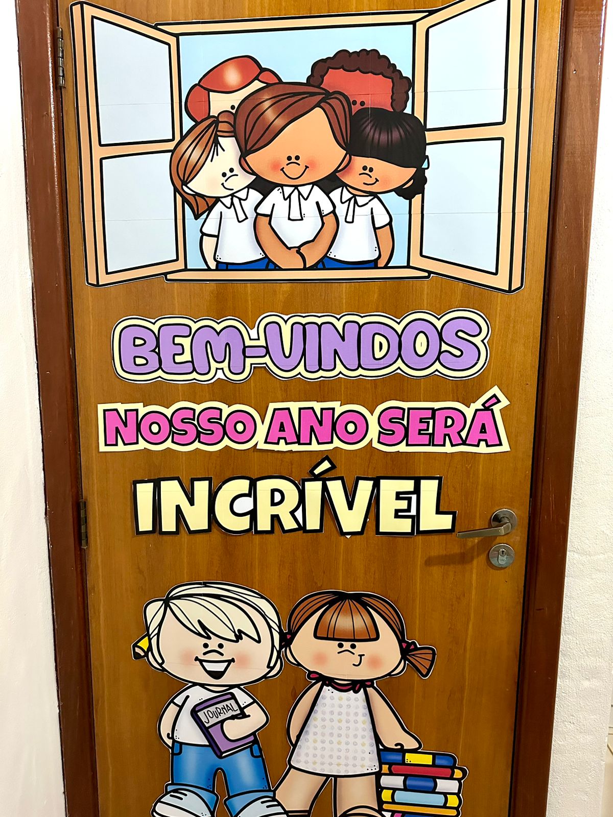 decoração de porta educação infantil volta às aulas
