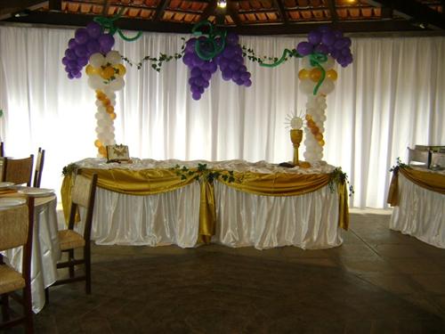 erros comuns na decoração de primeira eucaristia com balões