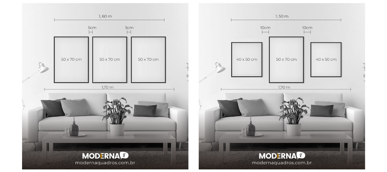 quanto custa decorar sala com quadros