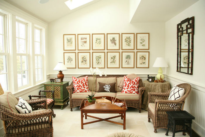 como escolher a cor do quadro para sala