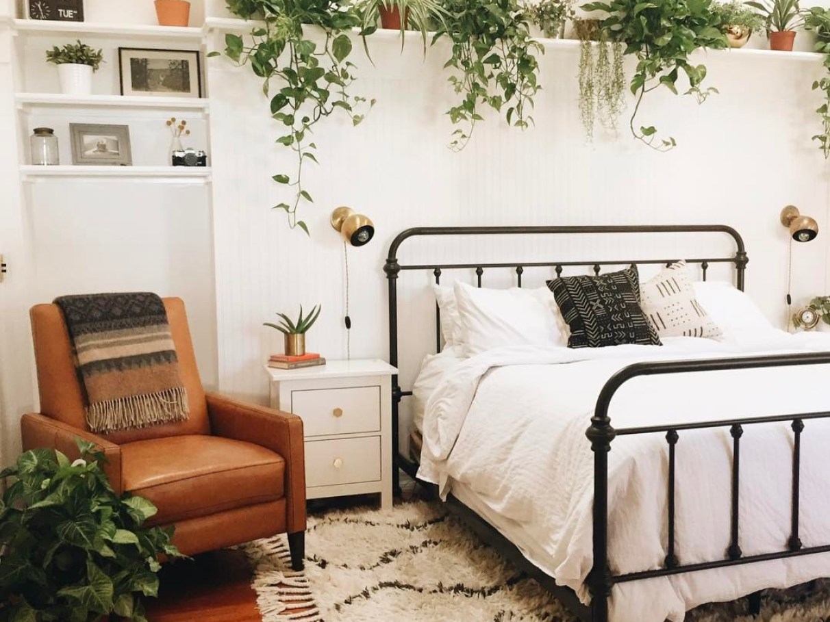 acessórios para plantas de quarto