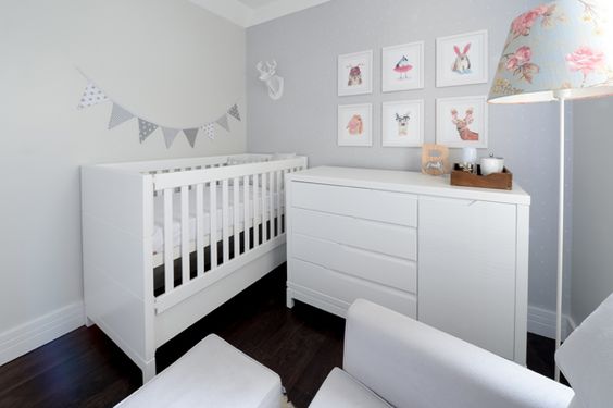 decoração quarto de bebê simples e barato
