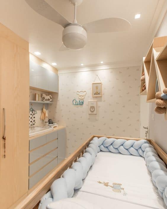 ideias decoração quarto de bebê simples