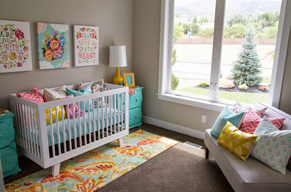 como decorar quarto de bebê simples