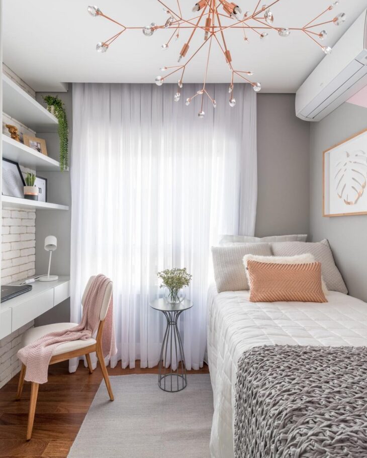 quarto adolescente minimalista