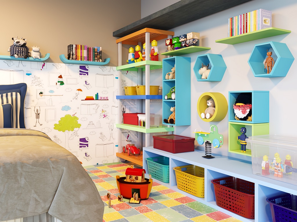 decoração de quarto infantil pequeno simples e barato