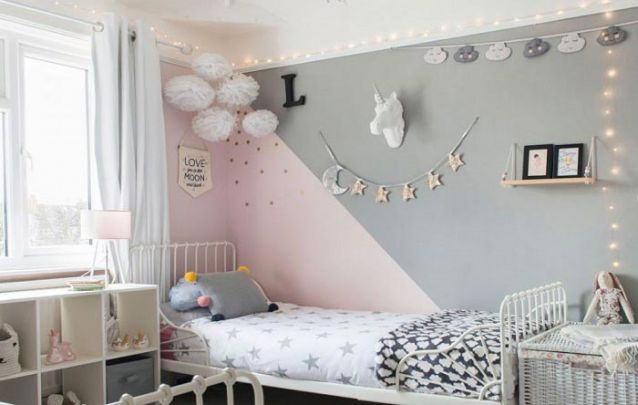 quarto menina pequeno