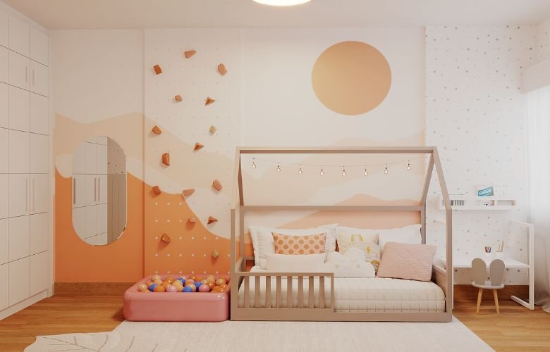 quarto montessoriano menina