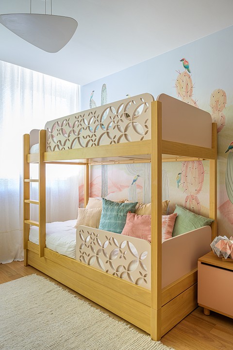 espelhos para ampliar quarto com beliche