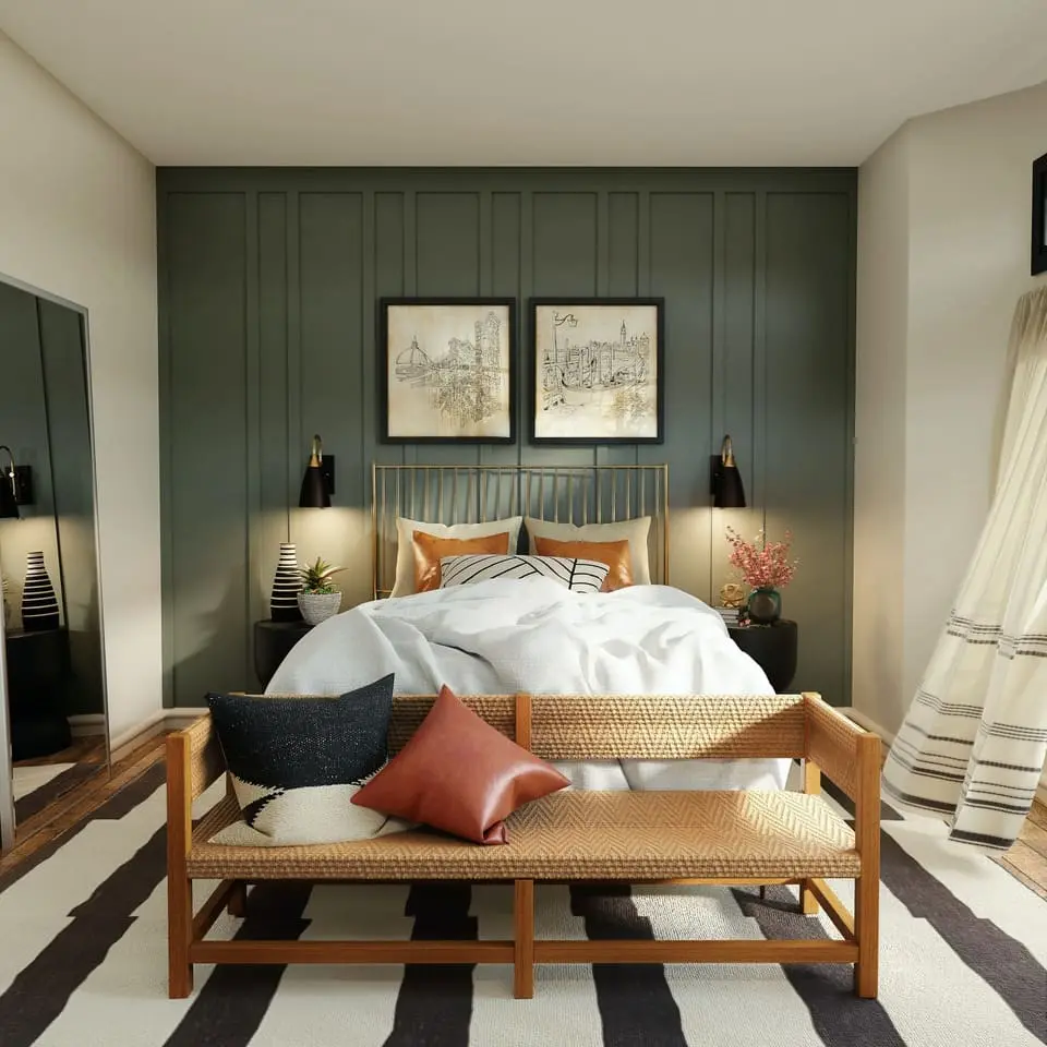 decoração de quarto moderno