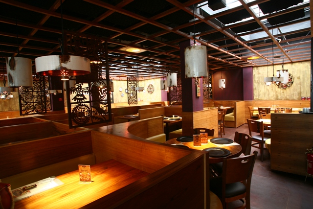 restaurante campo decoração