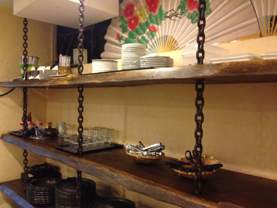 decoração restaurante madeira