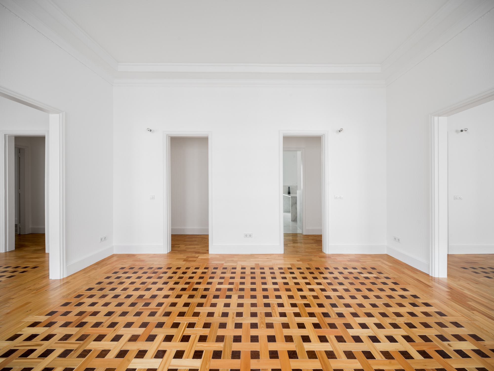 como combinar tapete com piso de taco