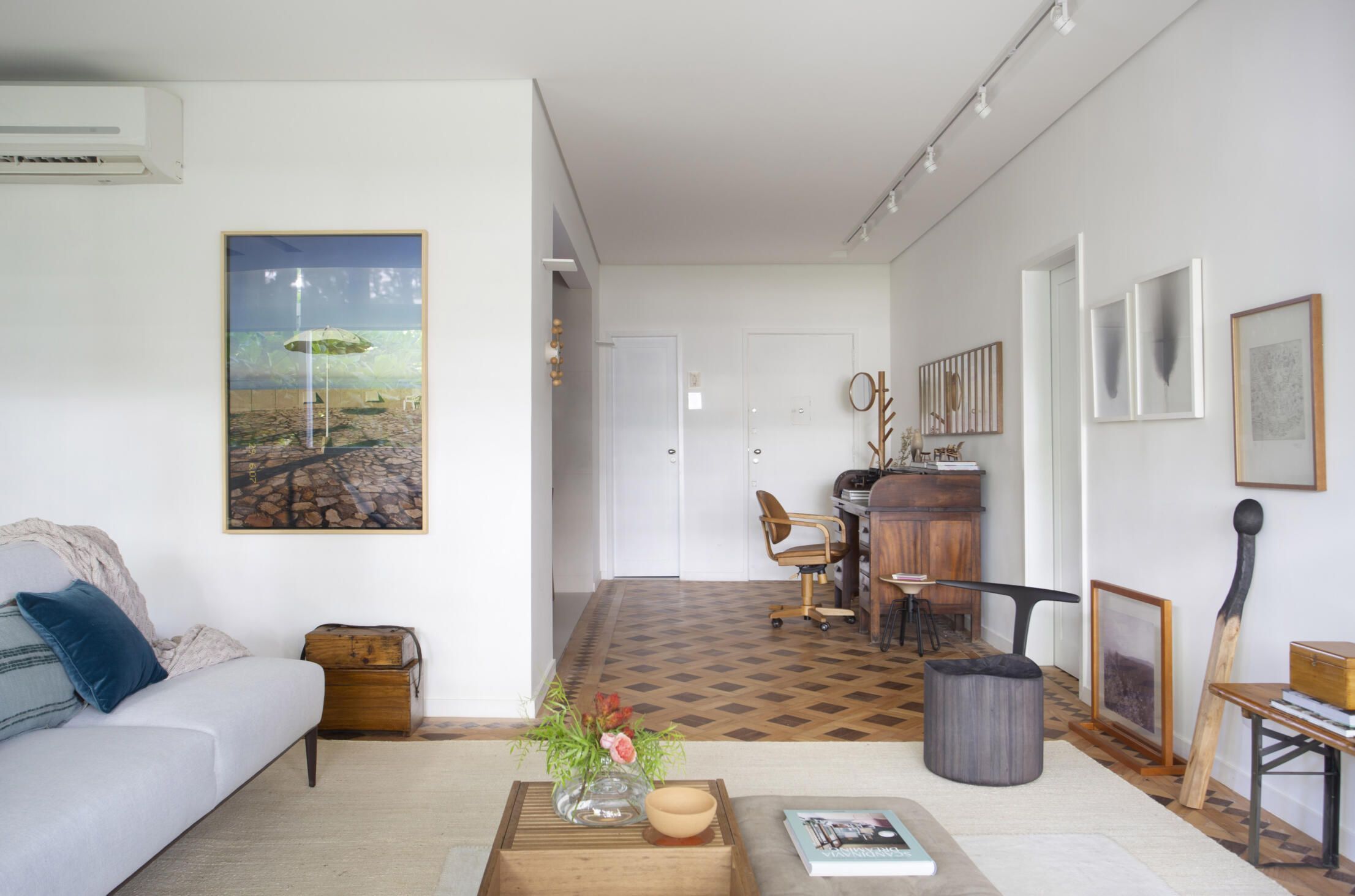 piso taco vs assoalho madeira decoração