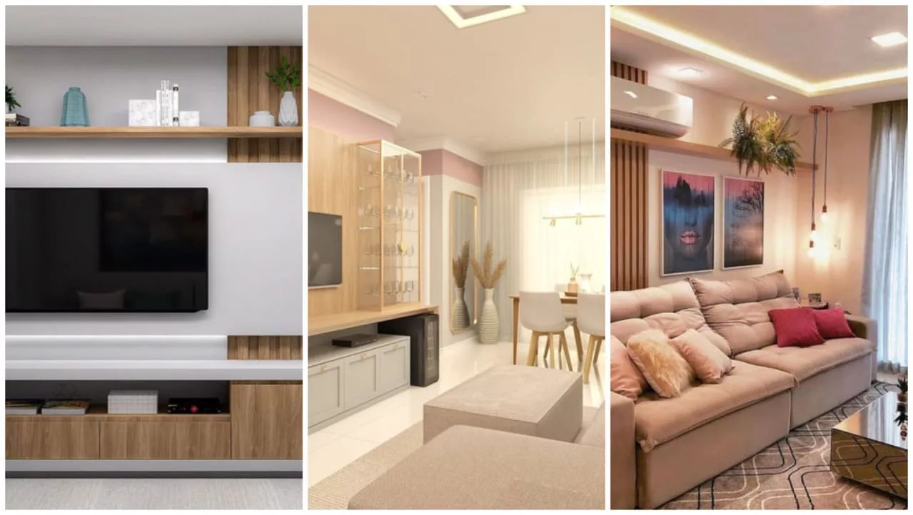 ideias criativas para decorar sala de apartamento pequeno gastando pouco