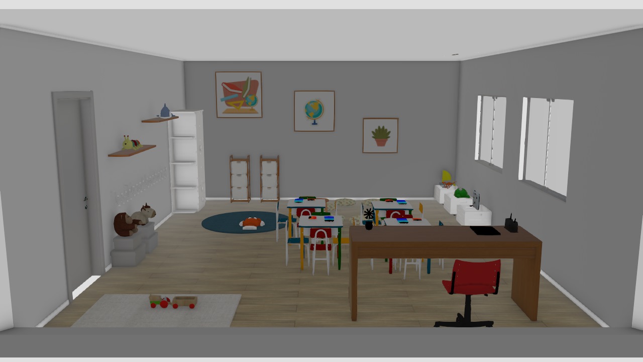 decoração de berçário moderna