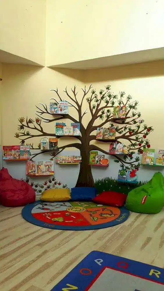 sala de aula infantil montessori