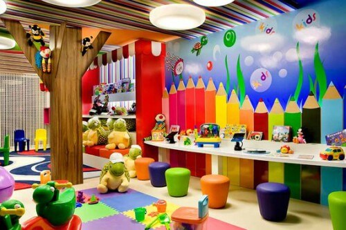 cantinho da leitura sala de aula infantil