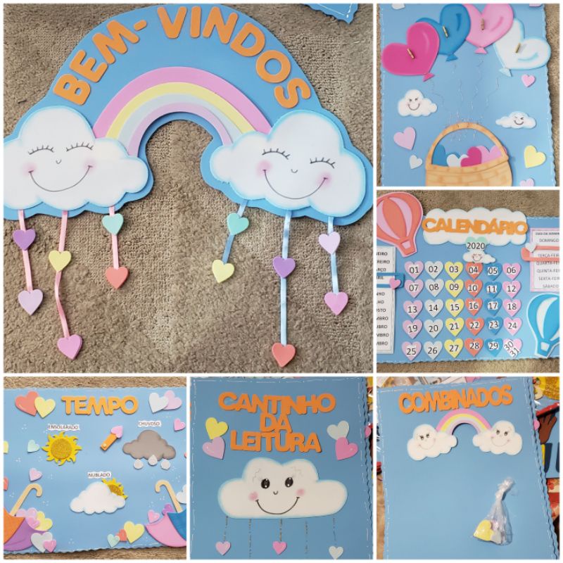materiais para decorar sala de aula infantil
