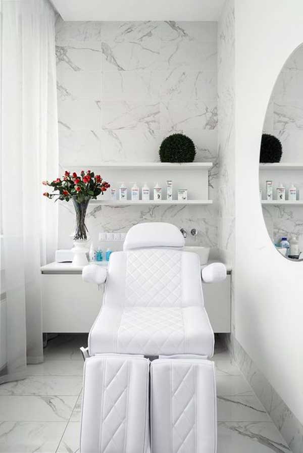 decoração de sala de estética