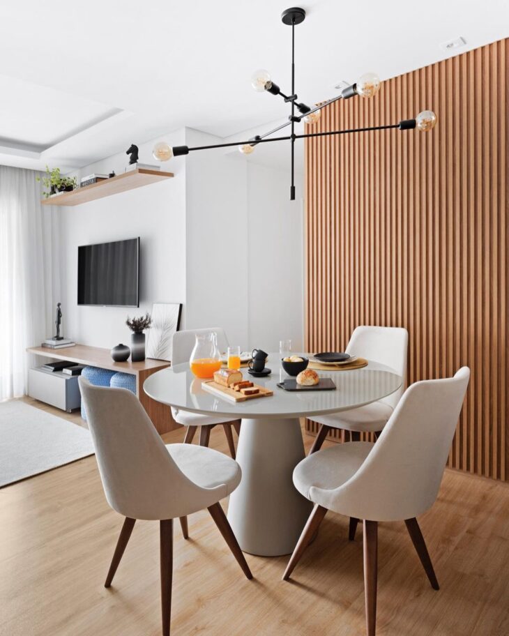 como decorar sala de jantar pequena gastando pouco