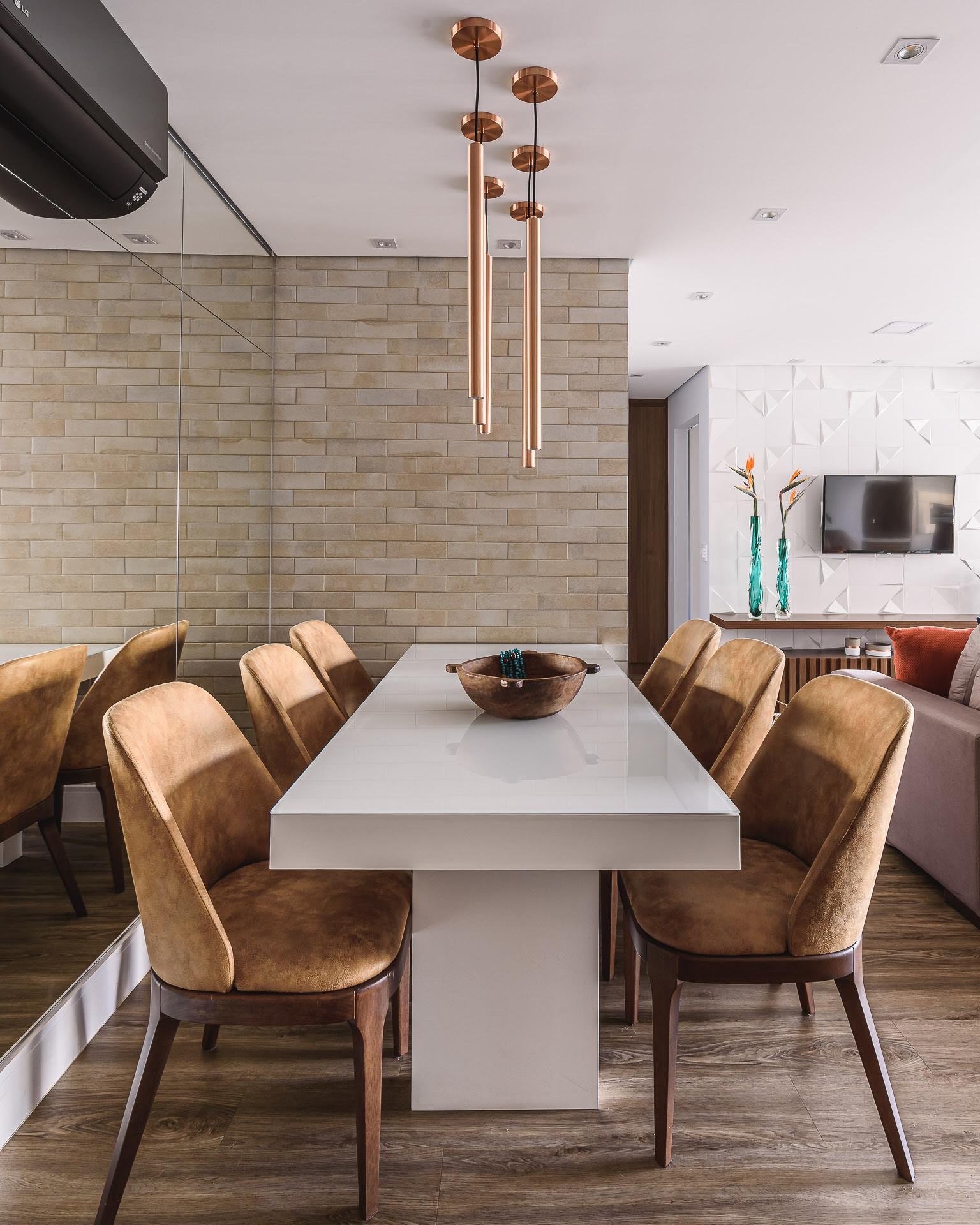 sala de jantar pequena moderna e barata