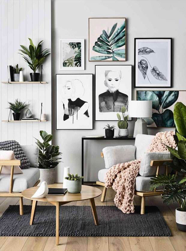 melhores plantas para sala pequena ideias