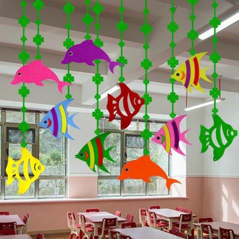 decoração teto sala de aula infantil