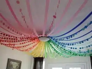decoração teto com tema espaço