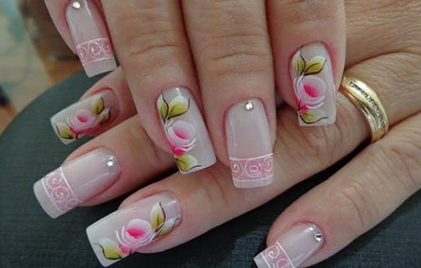unhas de fibra de vidro decoradas 2026
