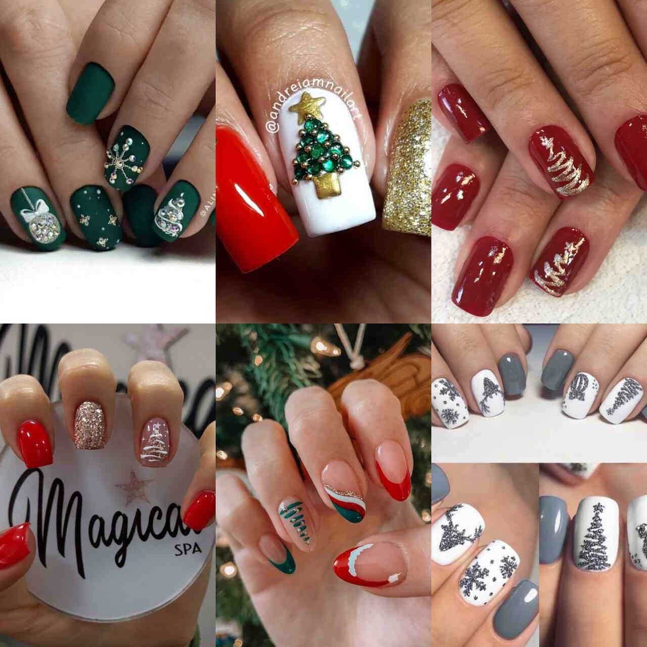 quanto custa fazer unhas de natal decoradas
