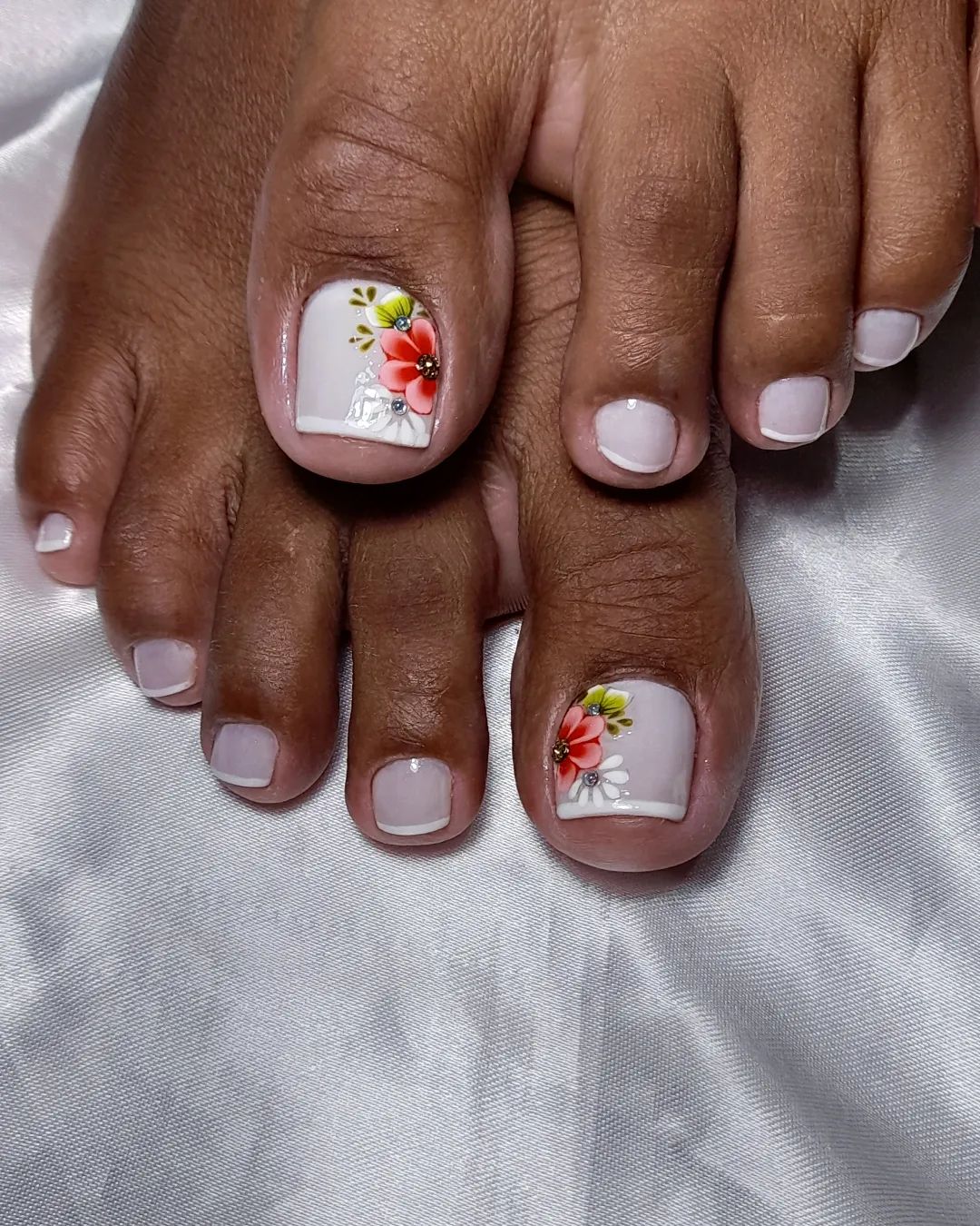 unhas decoradas pé 2026