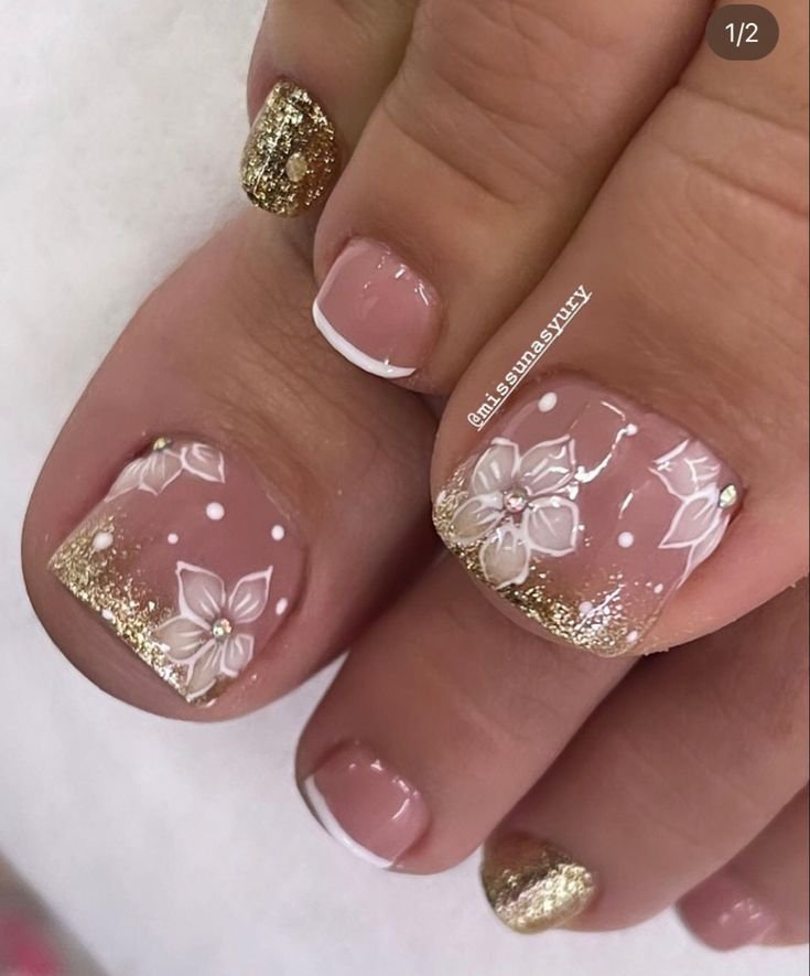 tendências unhas pé 2026