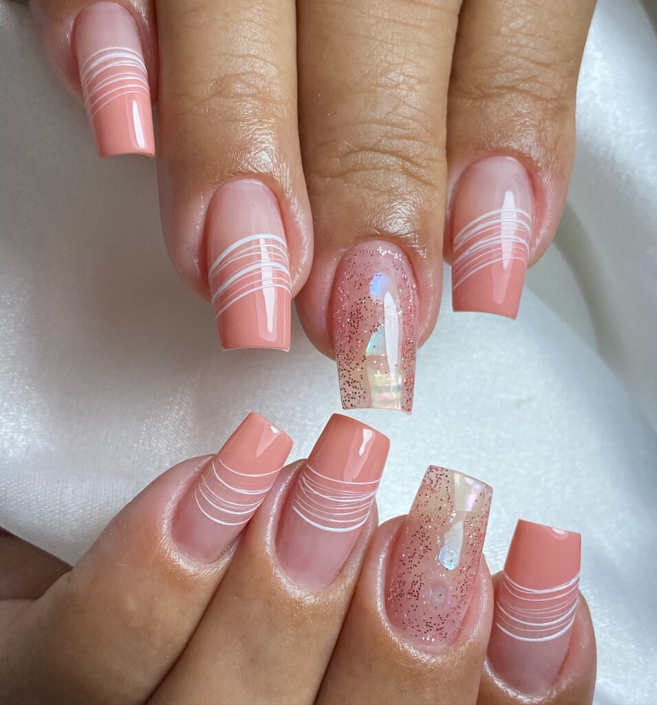 unha gel tips com adesivo
