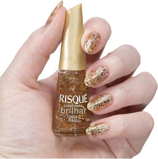 como fazer unhas brancas peroladas em casa para o réveillon