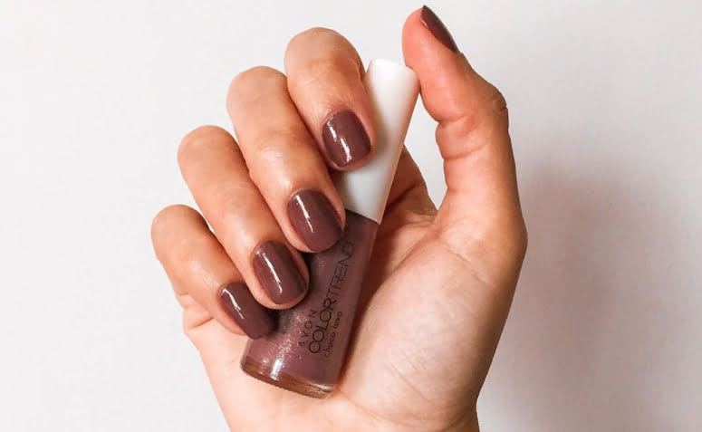 inspiração unhas decoradas marrom