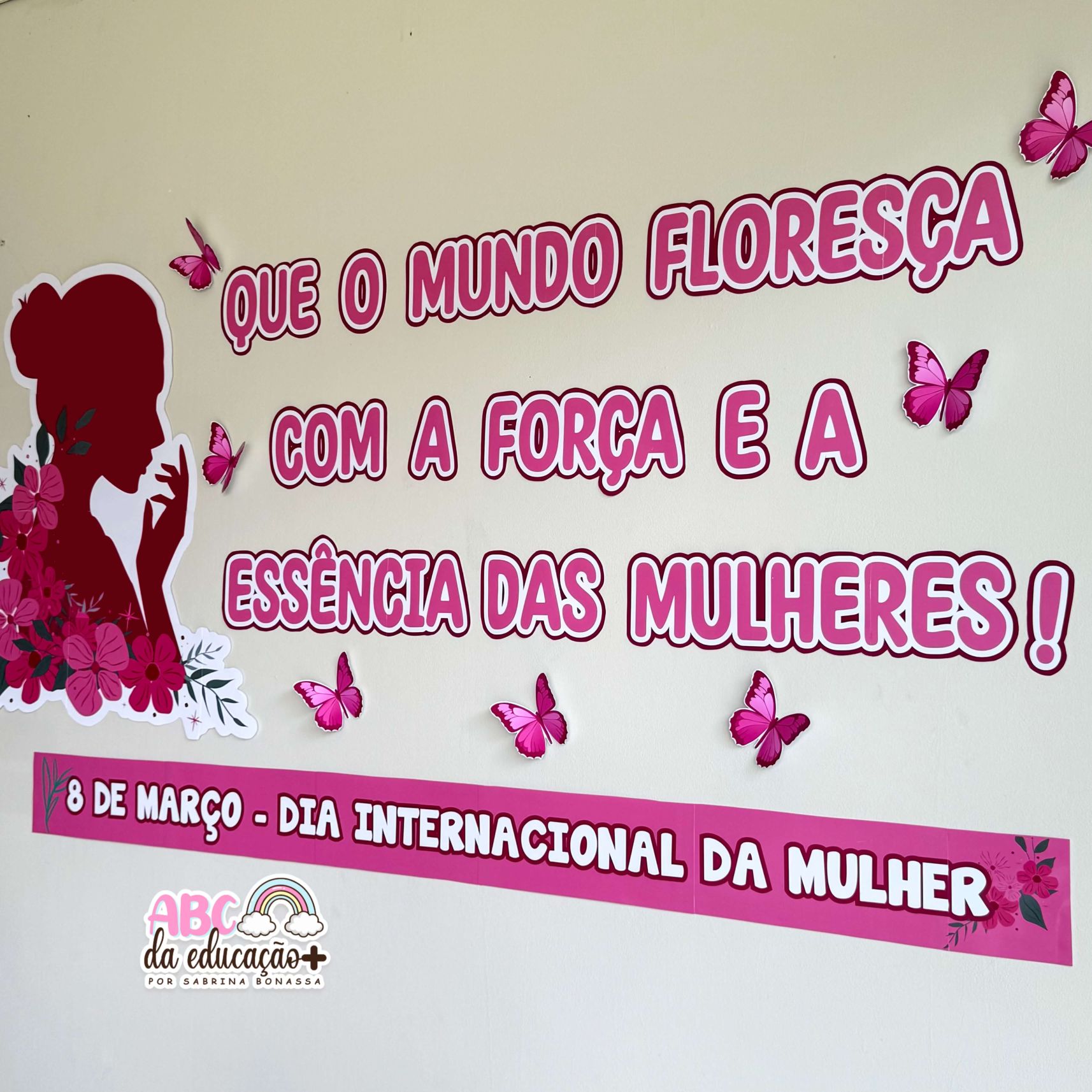 painel dia da mulher diy