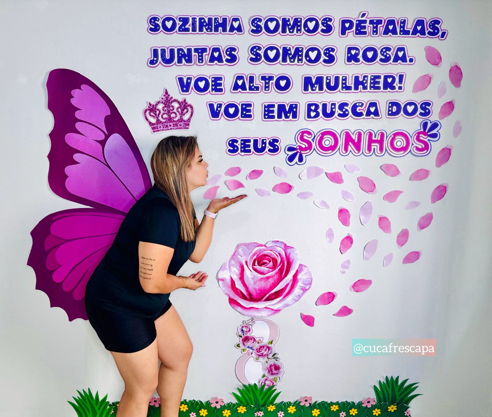 como fazer painel dia da mulher